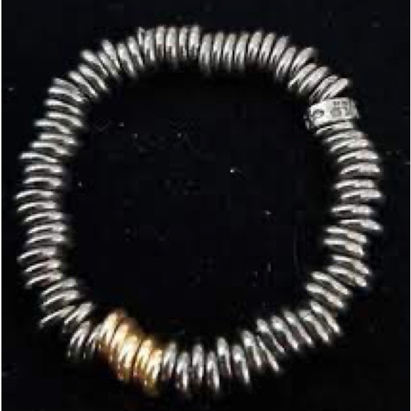 Links of London Rhodium and Gold Sweetie Rolo Charm Bracelet - Picture 3 of 4